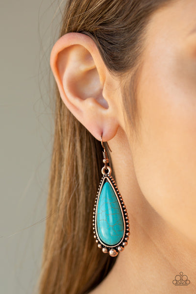 Desert Quench Earrings__Copper