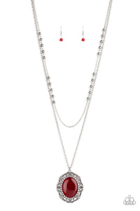 Endlessly Enchanted Necklace__Red