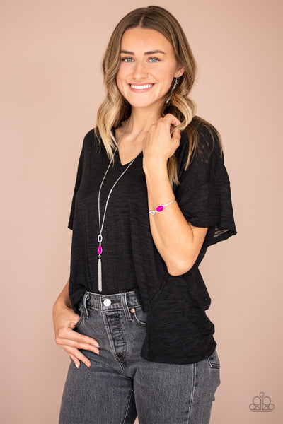 Glamorous Glow Bracelet__Pink