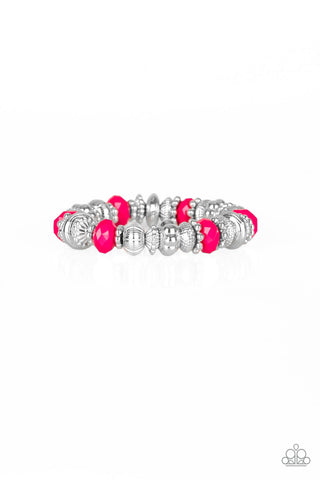Live Life to the COLOR-fullest Bracelet__Pink