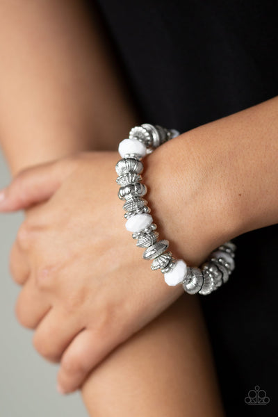 Live Life to the COLOR-fullest Bracelet__White