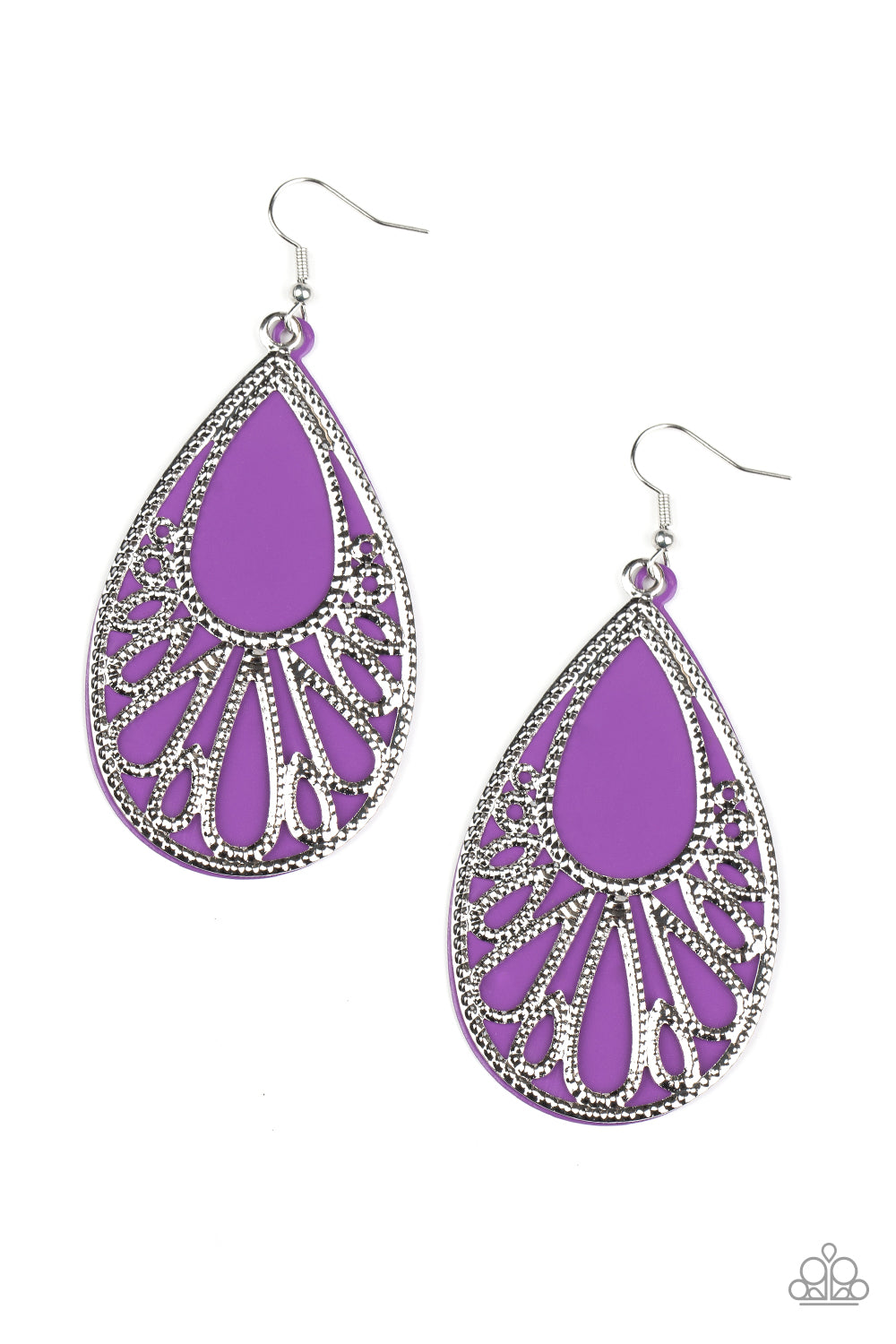 Loud And Proud Earrings__Purple