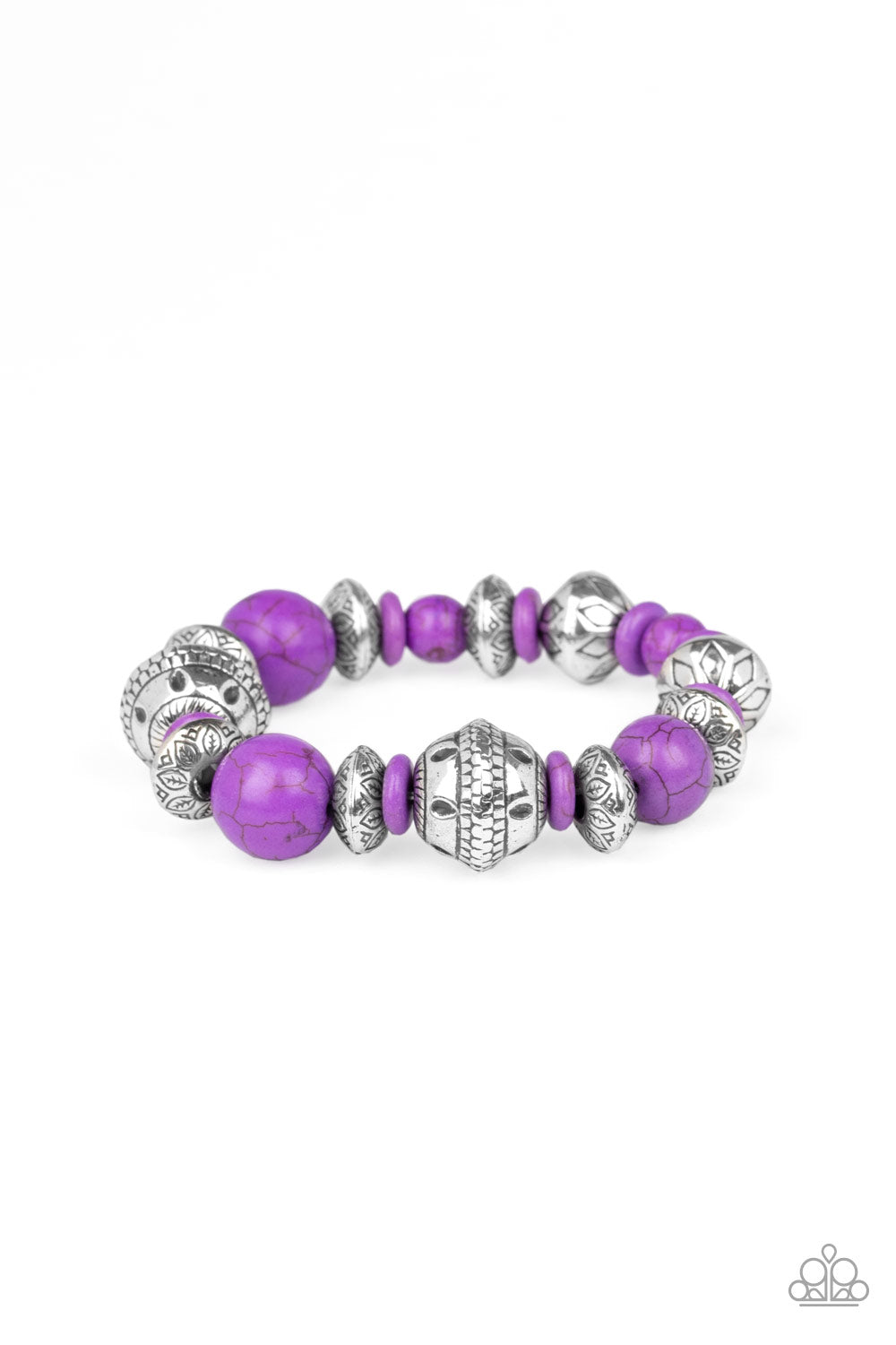 Majestic Masonry Bracelet__Purple