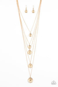 Medallion Marvel Necklace__Gold