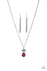 Nice to Meet You Necklace__Red