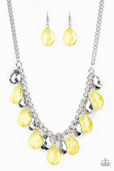 No Tears Left To Cry Necklace__Yellow