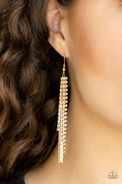 Red Carpet Bombshell Earrings__Gold