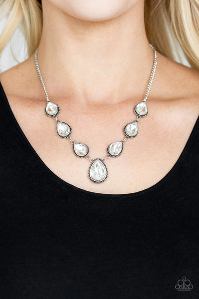 Socialite Social Necklace__White