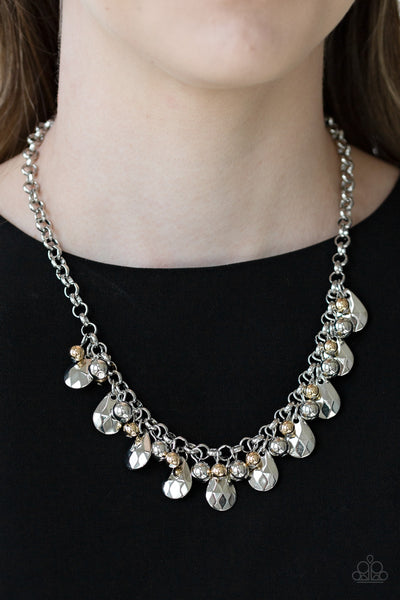 Stage Stunner Necklace__Silver