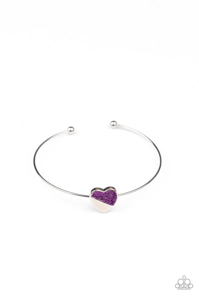 Heart Bracelet__Starlet Shimmer__Purple