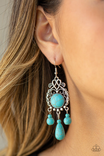 Stone Bliss Earrings__Blue