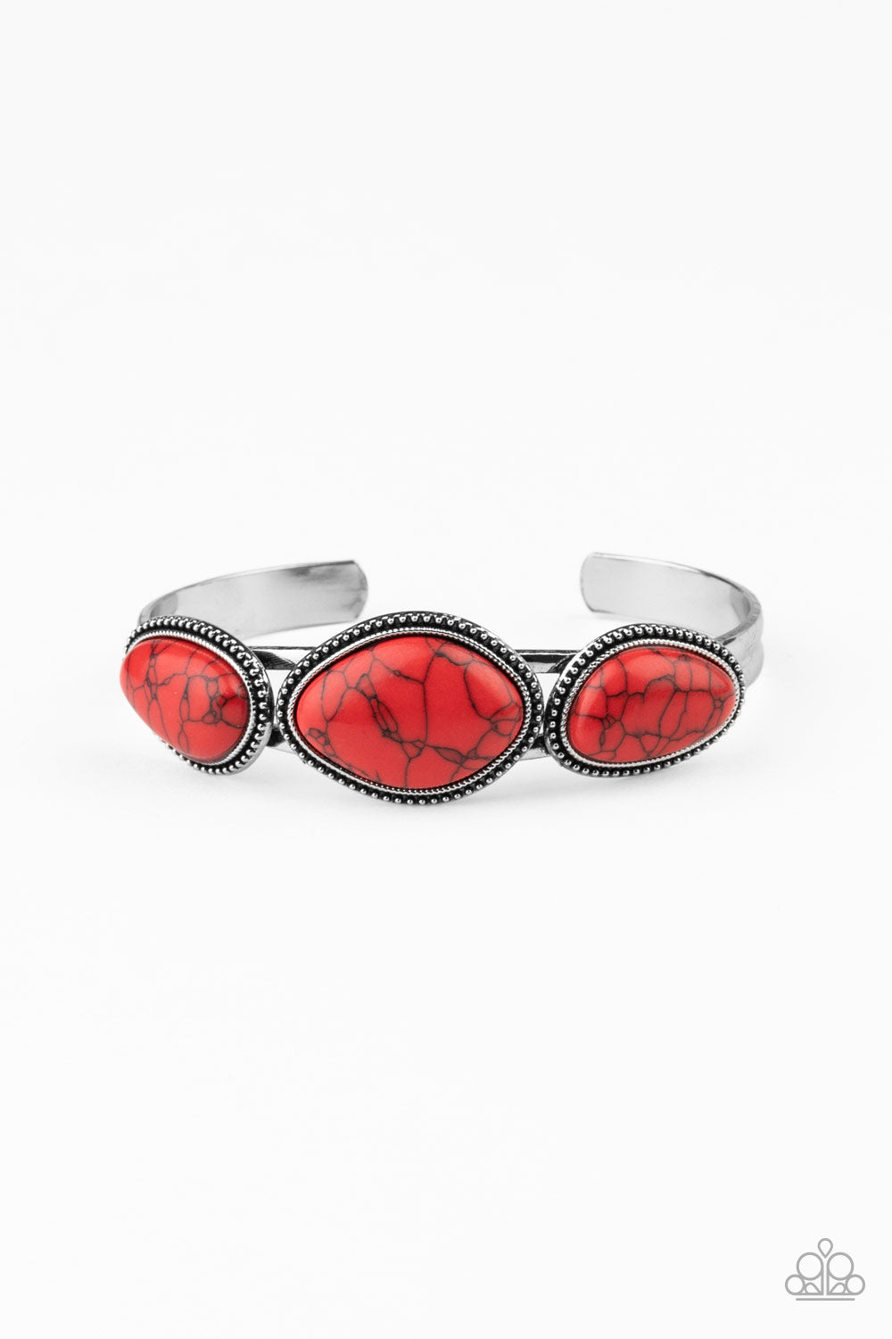 Stone Solace Bracelet__Red