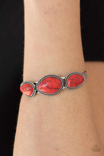 Stone Solace Bracelet__Red