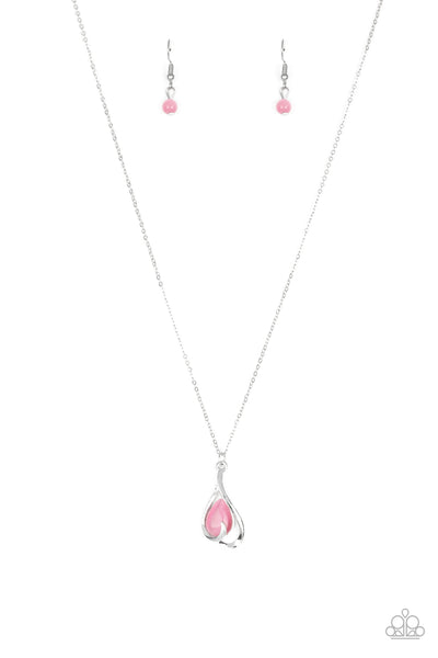 Tell Me A Love Story Necklace__Pink
