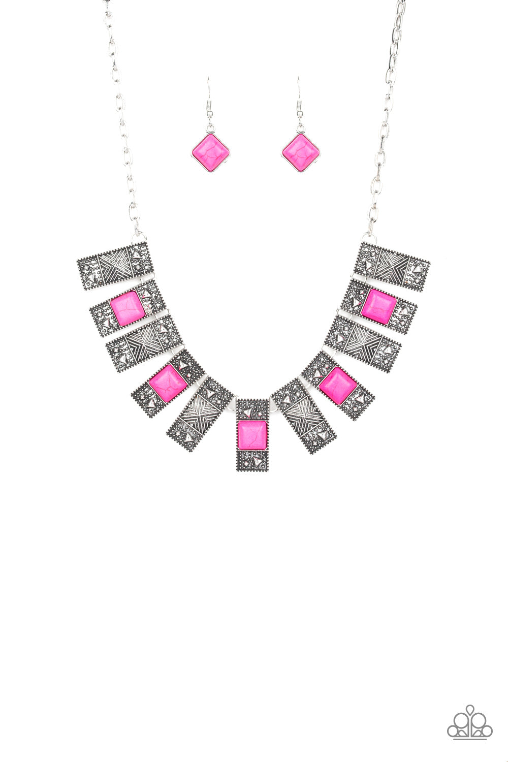 The Mane Contender Necklace__Pink