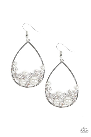 Town Car Earrings__White