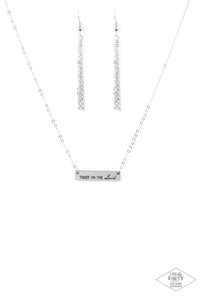 Trust in the Lord Necklace__Silver