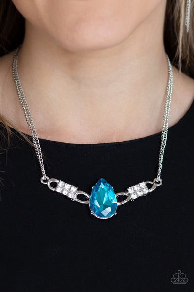 Way To Make An Entrance Necklace__Blue