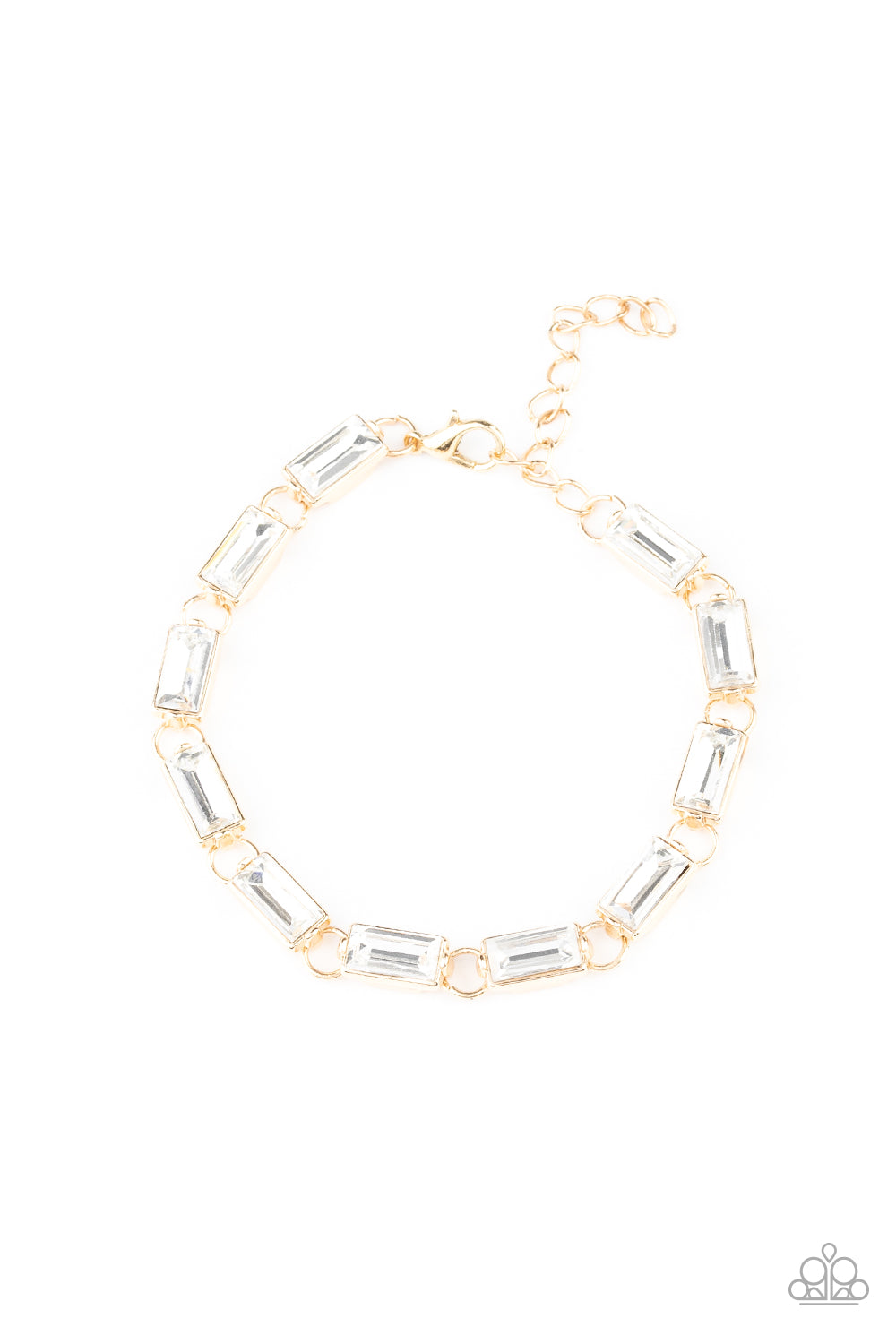 Irresistibly Icy Bracelet__Gold