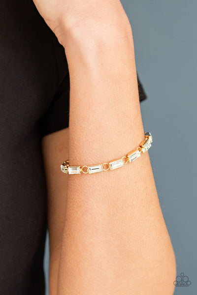 Irresistibly Icy Bracelet__Gold