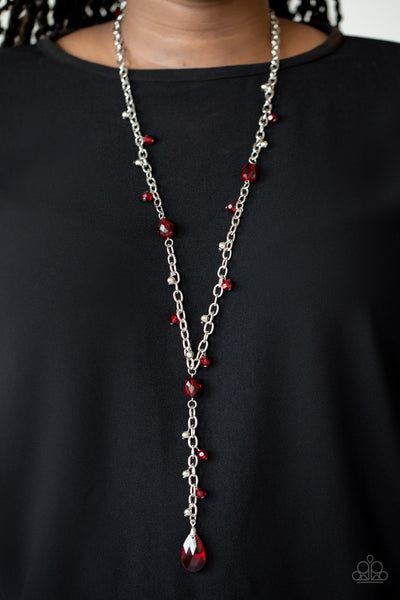 Afterglow Party Necklace__Red