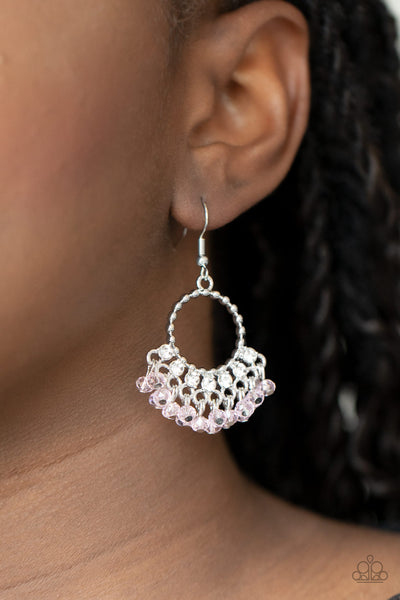 Charmingly Cabaret Earrings__Pink