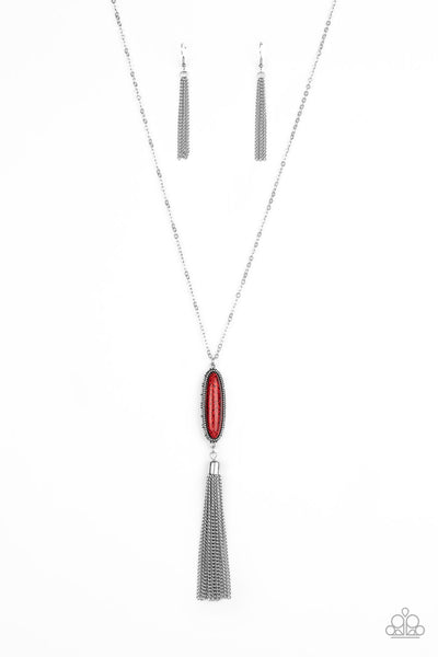 Stay Cool Necklace__Red