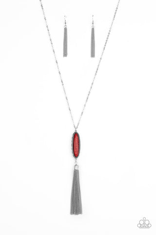 Stay Cool Necklace__Red