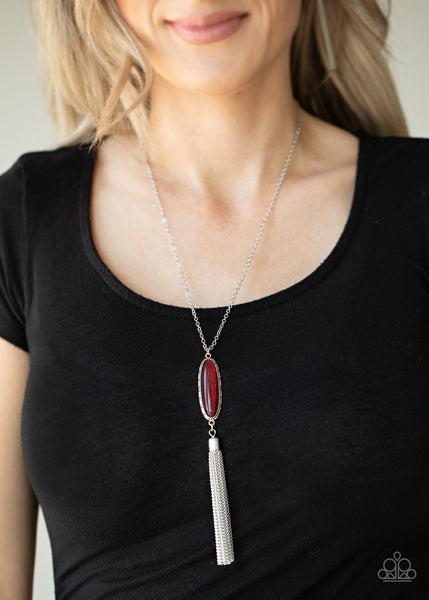 Stay Cool Necklace__Red