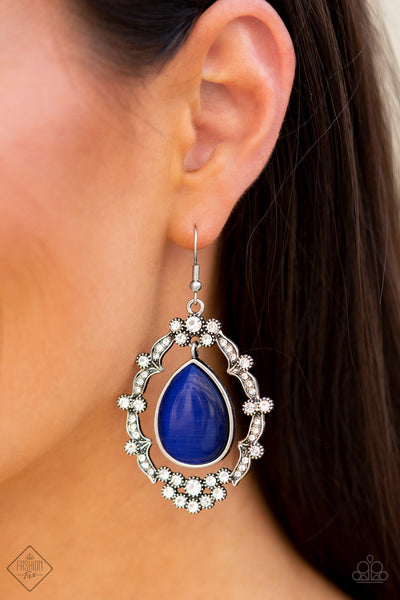 Icy Eden Earrings__Blue