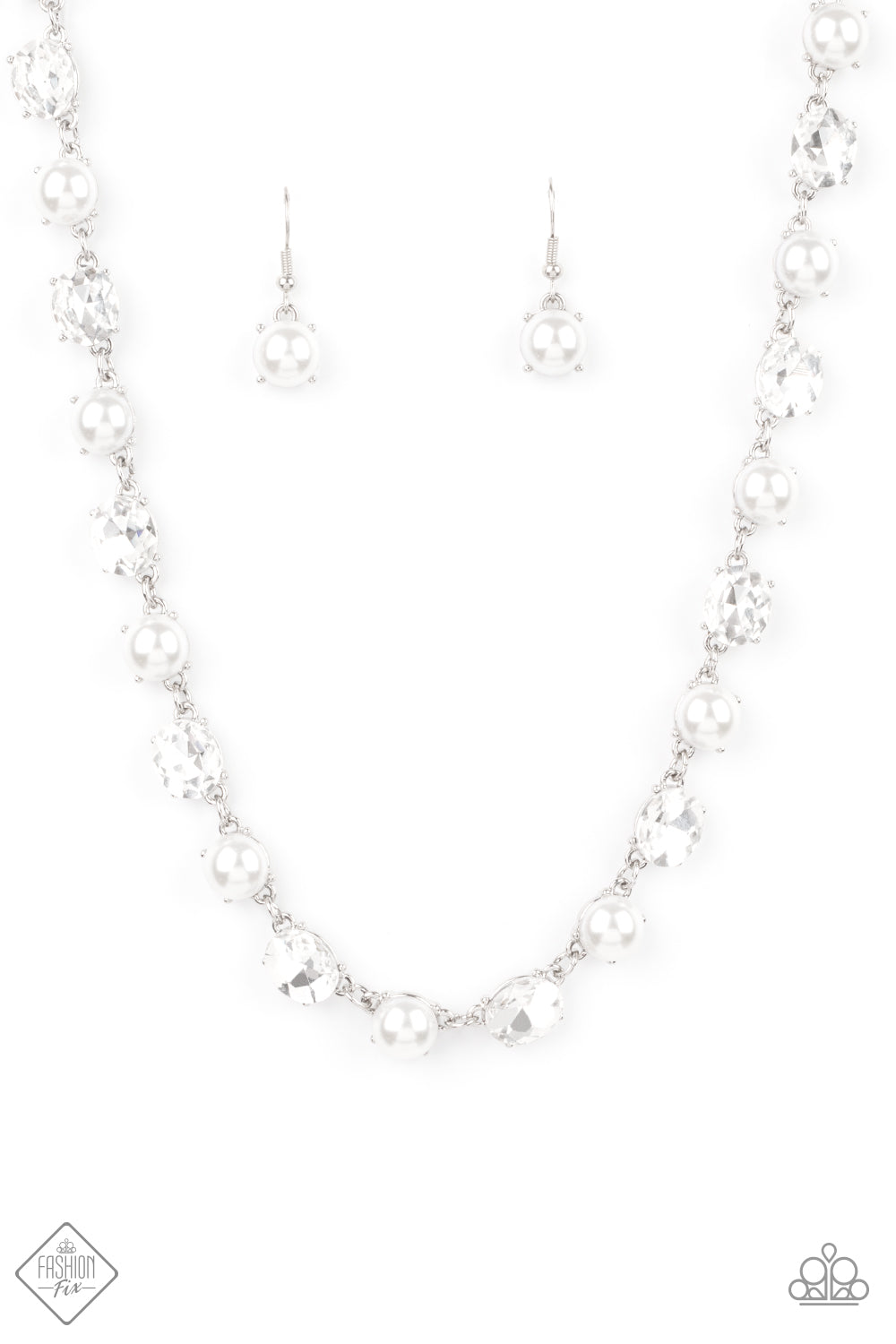 Go-Getter Gleam Necklace__White