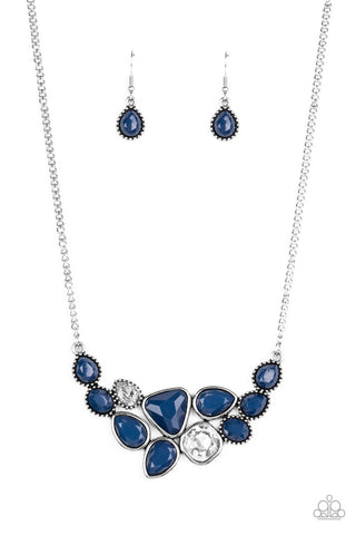 Breathtaking Brilliance Necklace__Blue