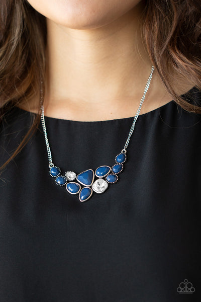 Breathtaking Brilliance Necklace__Blue