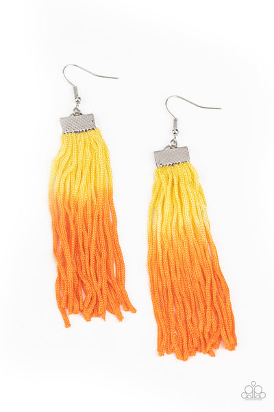 Dual Immersion Earrings__Yellow