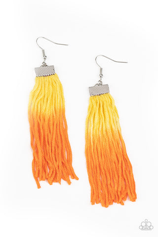 Dual Immersion Earrings__Yellow