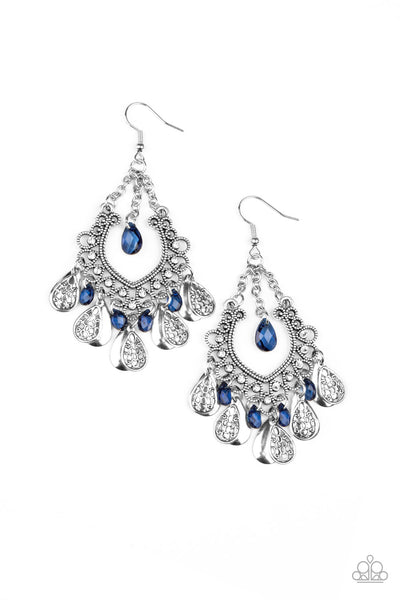 Musical Gardens Earrings__Blue