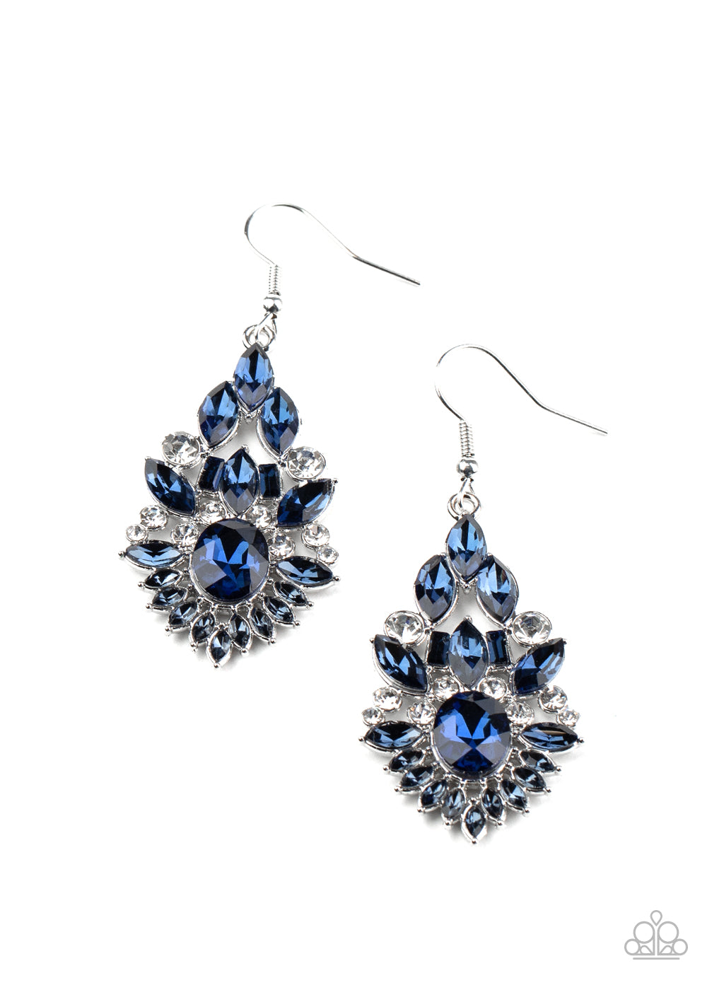 Ice Castle Couture  Earrings__Blue