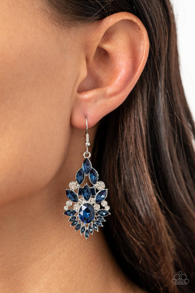 Ice Castle Couture  Earrings__Blue