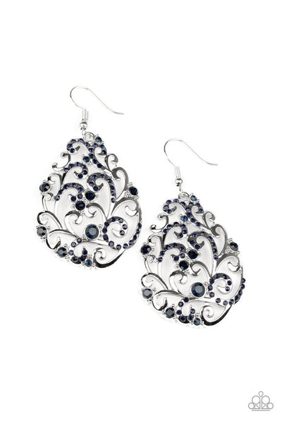 Winter Garden Earring__Blue
