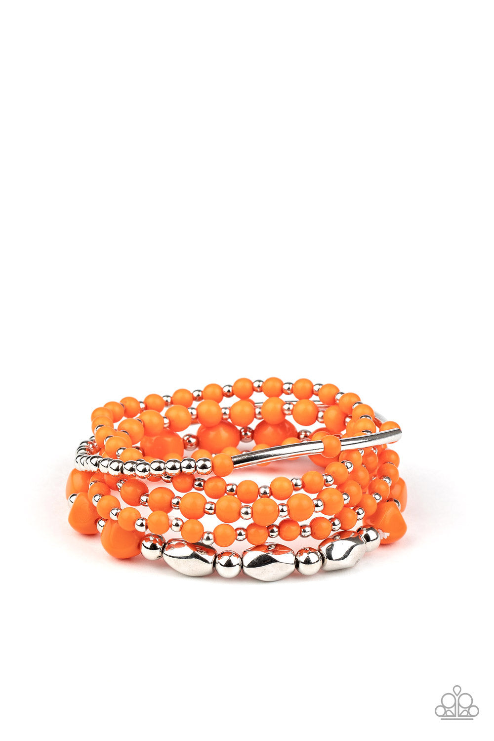 Vibrantly Vintage Bracelet__Orange