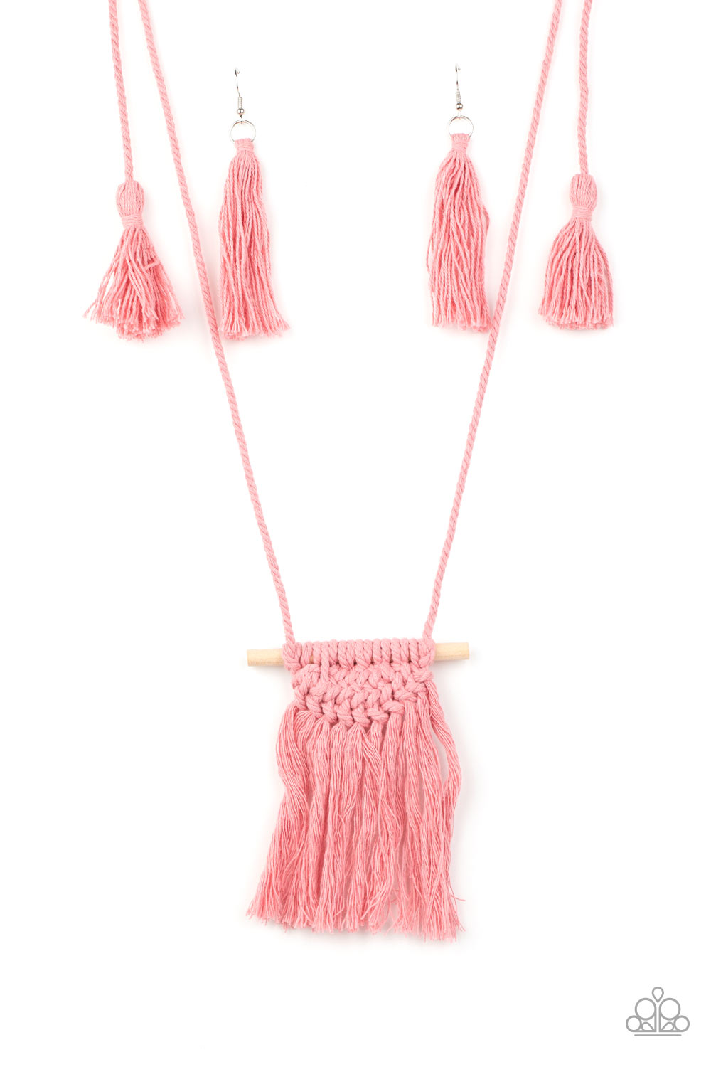 Between You and MACRAME Necklace__Pink