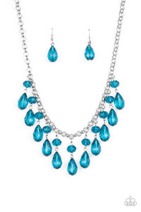 Crystal Enchantment Necklace__Blue