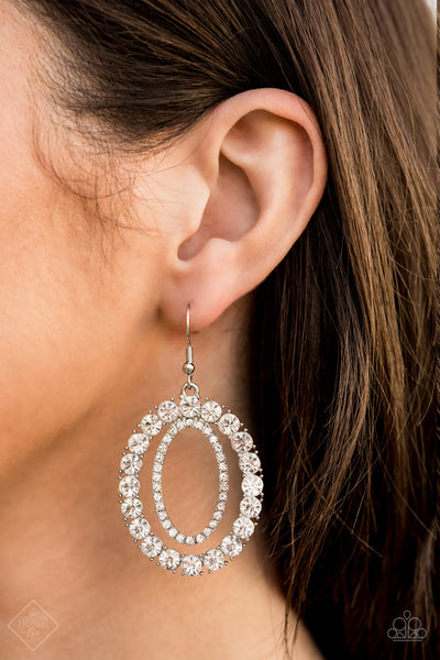 Deluxe Luxury Earrings__White