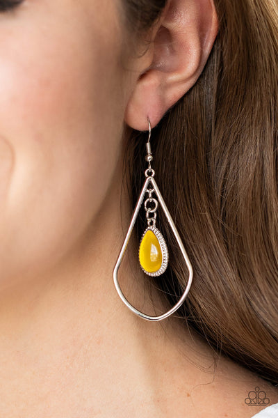 Ethereal Elegance Earrings__Yellow