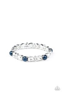 Frosted Finery Bracelet__Blue
