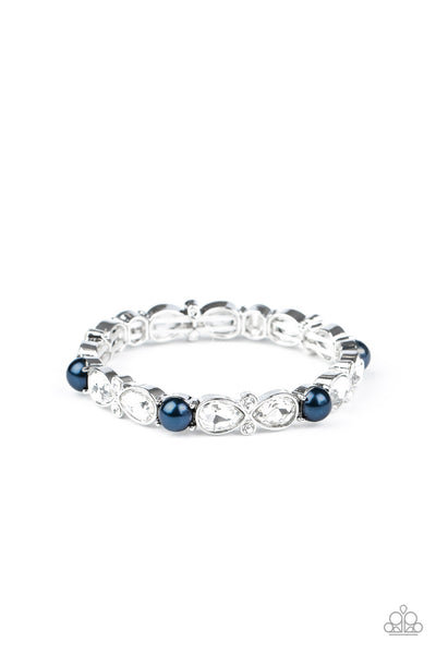Frosted Finery Bracelet__Blue