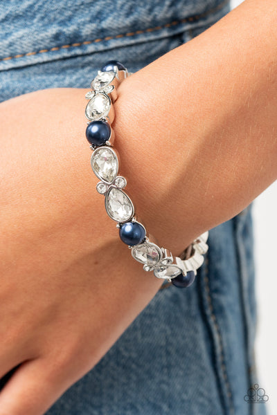 Frosted Finery Bracelet__Blue