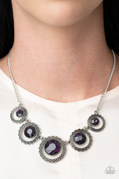 PIXEL Perfect Necklace__Purple