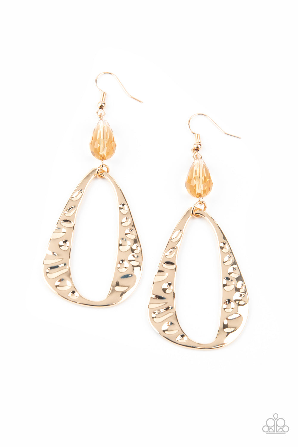 Enhanced Elegance Earrings__Gold