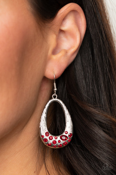 Better LUXE Next Time Earrings__Red